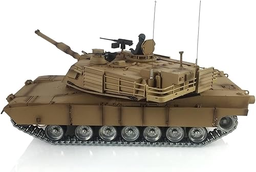 Miniatura 3 de wheelfun Heng Long RC Tank 116 7.0 Abrams RTR RC Tanque 3918 360  Torreta Barril Recoil Metal Track