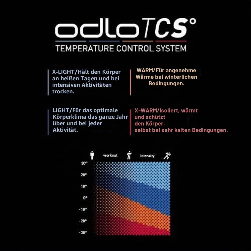 Odlo Damen Active X-Warm Half Zip Longsleeve Langarm Unterhemd Funktionsunterhem