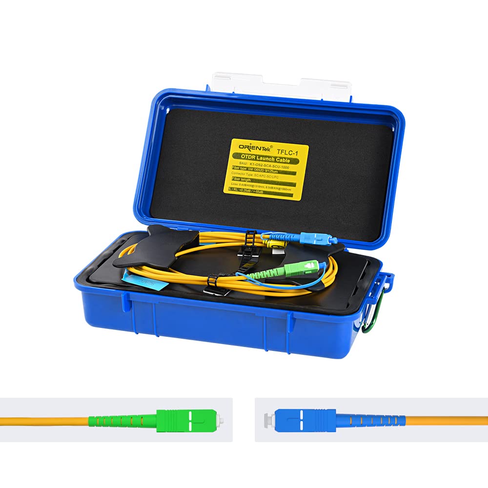 ORIENTEKOTDR Elminator Launch Cable Box SM Singlemode 1310/1550nm SC-UPC/SC-APC1KM OTDR Patch Cord