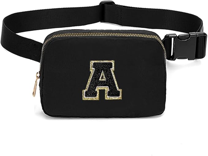 Teen Girl Gifts Trendy Stuff,Initial Letter Fanny Pack