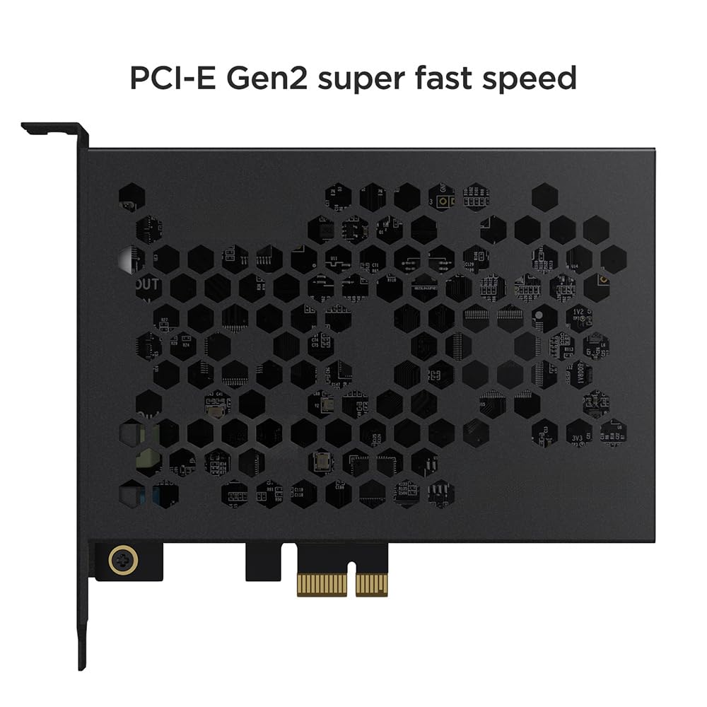 PCIe 4K-Videoaufnahmekarte, 4K30Hz, Eingang, Loop-Out-Synchronisation in Gen2 X1 für High-Transmission Real-Live-Streaming
