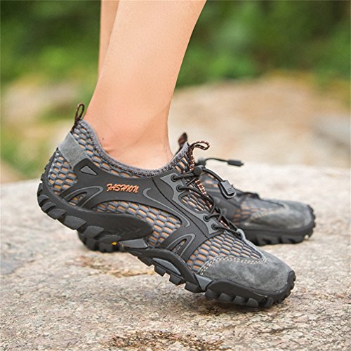 Image of FLARUT Men's Sandals Barefoot Hiking Shoes Quick Dry Breathable Mesh Lightweight Outdoor Training Water Walking Shoes