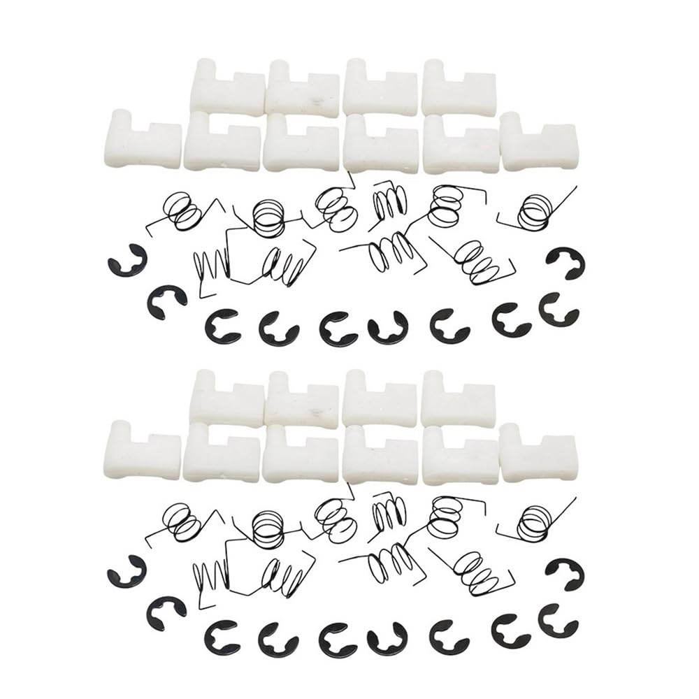 Juego de Clips de Resorte for Perro con trinquete de Volante de Arranque de rebobinado de 20 Piezas Apto for motosierras 4500 5200 5800 45cc 52cc 58cc