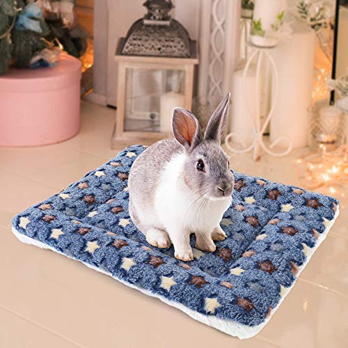 Mogoko 2Pcs Fleece Small Animal Beds, Warm Sleep Mat Pads For Guinea Pig Hamster Squirrel Hedgehog Rabbit Chinchilla #TOP6