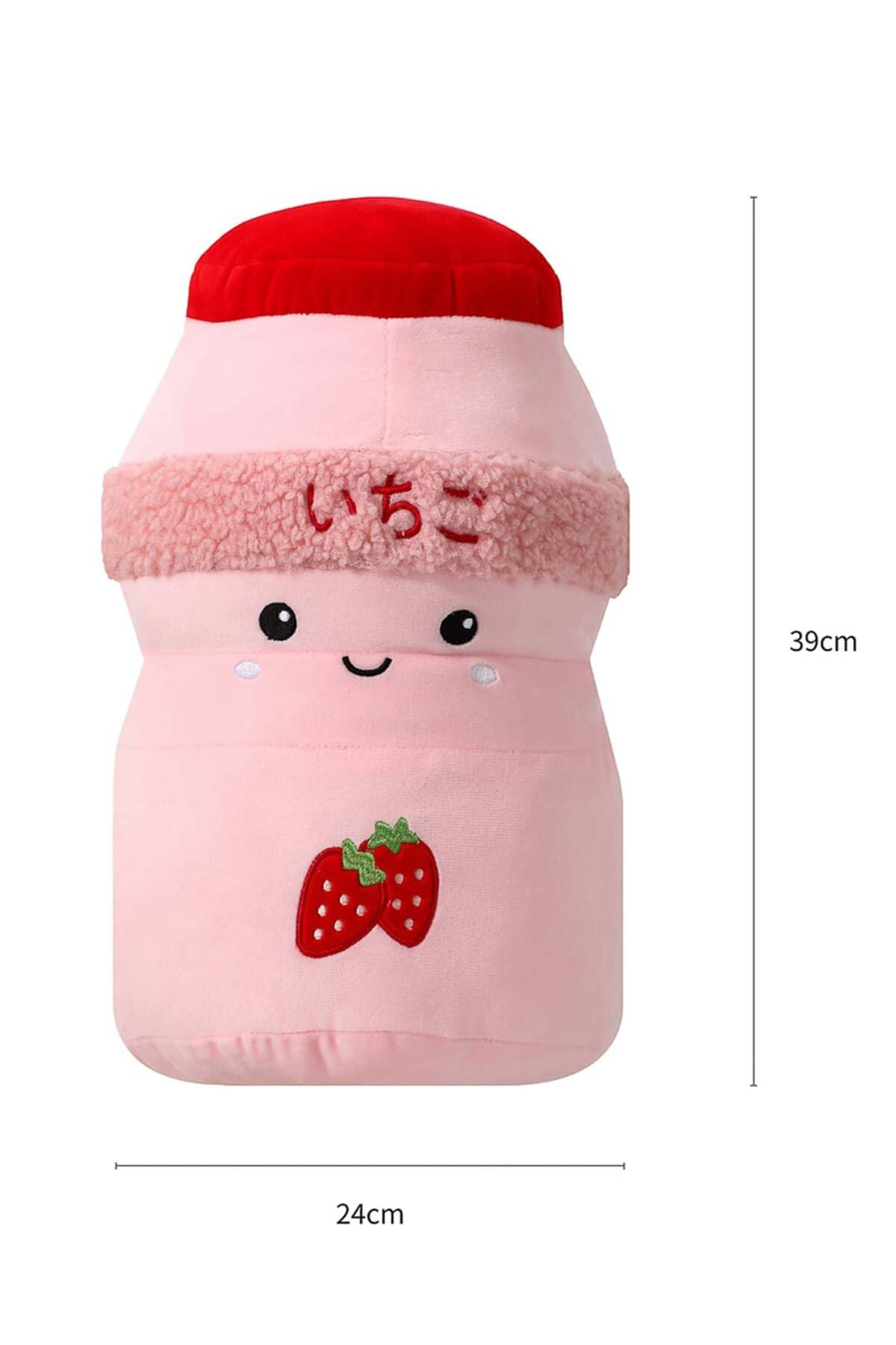 MINISO Faydalı Meyveler Serisi Çilekli Milkshake Figürlü Yastık, TYC216F005622B54227993B00