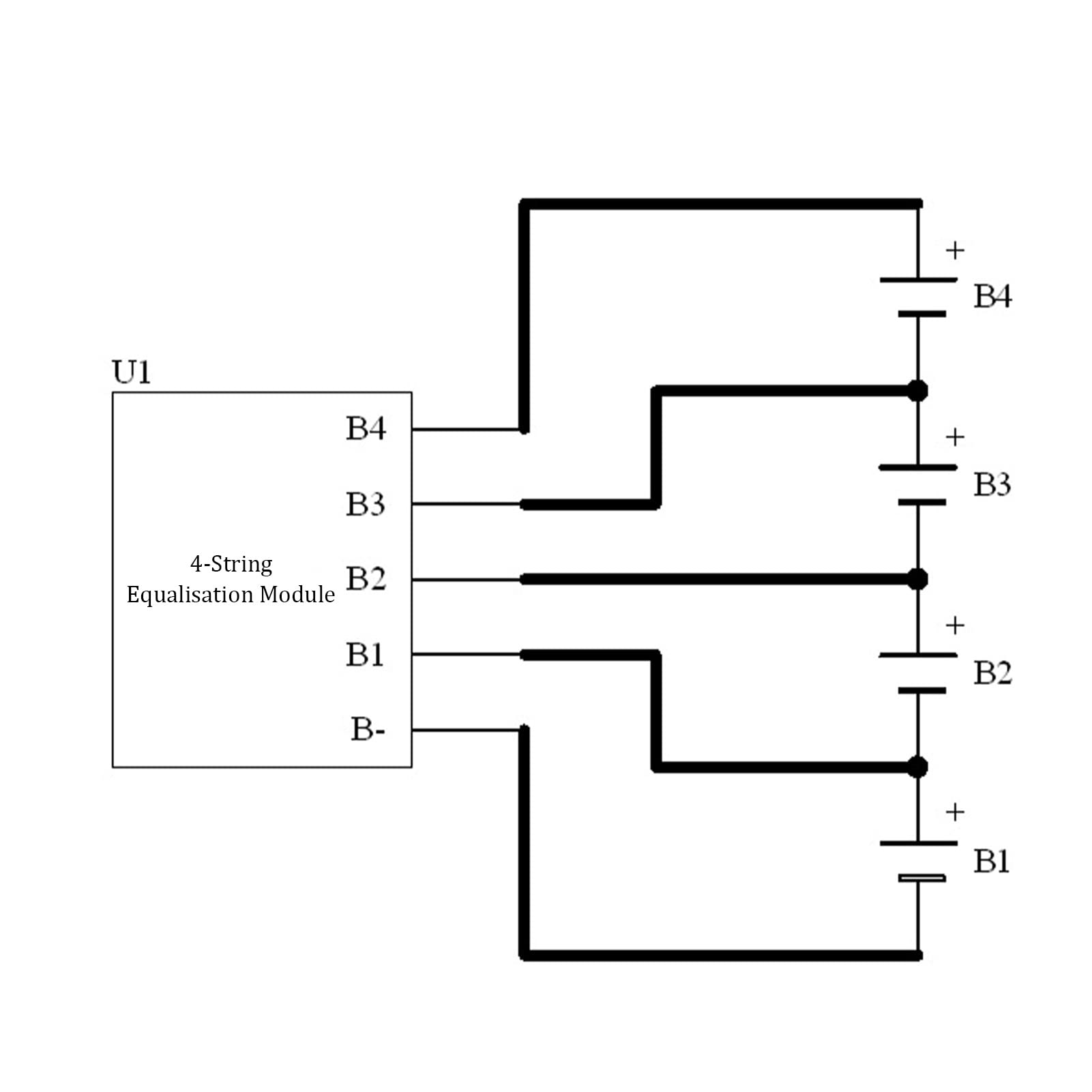 Bilanciatore Equalizzatore Attivo 12S a 16S, Equalizzatore 1,8 V a 4,5 V 0 a 5,5 A Scheda Lipo Agli Ioni di Litio Lifepo4 con Cavo, Scheda di Trasferimento di Energia LTO Lipo Al Litio per LT