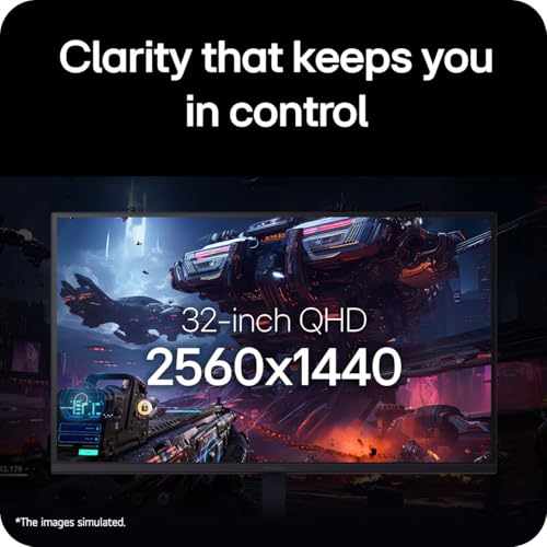 Image of LG 32G620B-B 32-inch Ultragear QHD (2560 x 1440) IPS Gaming Monitor, 200Hz, 1ms, NVIDIA G-Sync Compatible, AMD FreeSync Premium, HDR10, HDMI, DisplayPort, Tilt /Height /Swivel /Pivot Stand, Black