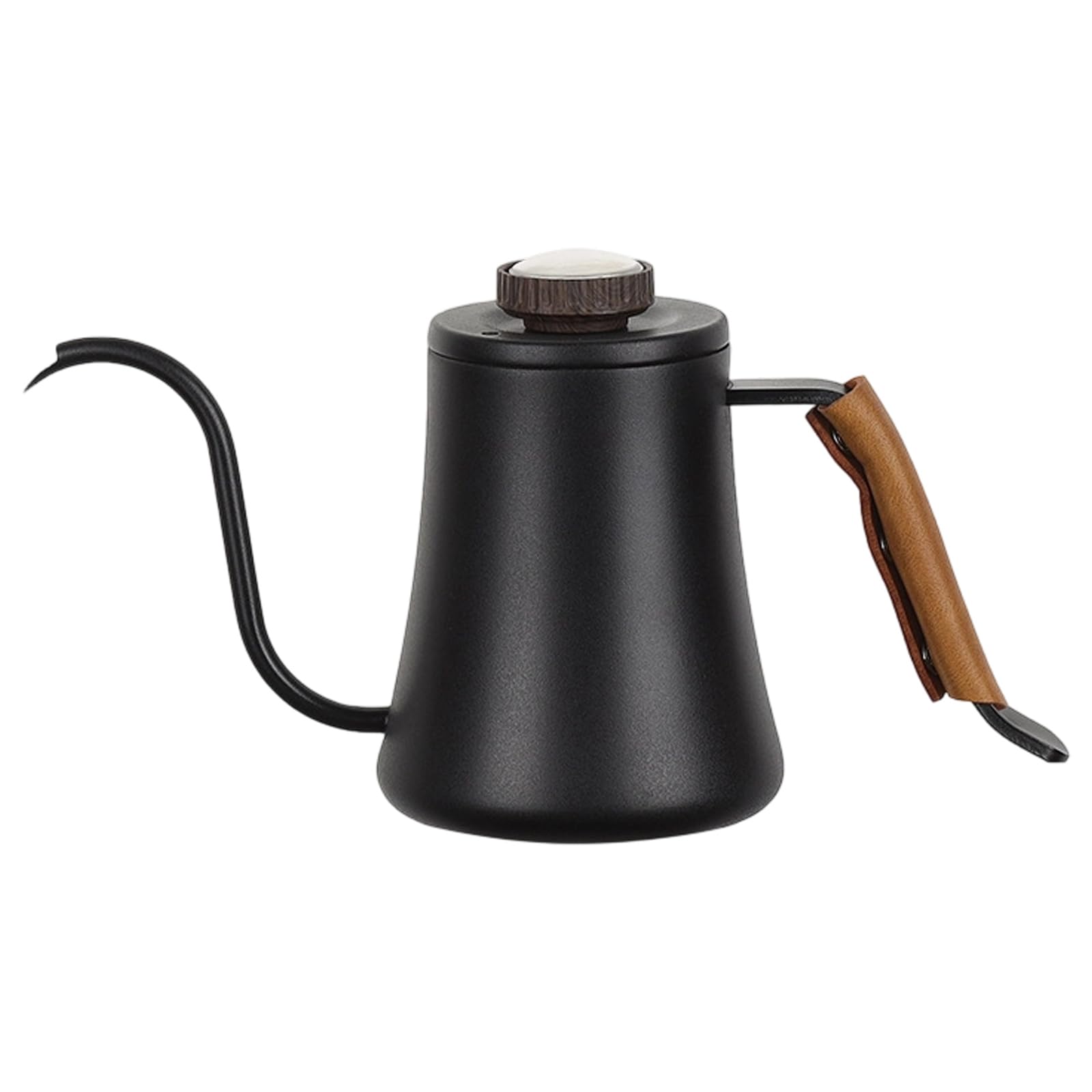 Xinsheinelry Grade Stainless Steel Coffee Brewing Kettle 600ML with Heat Measurement and Comfortable Grip Manual Coffee Brewing Kettle
