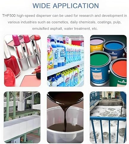High-Speed Homogenizer 500W Digital Mixer, Shear Emulsification Machine 2000-28000RPM for Efficient Mixing & Dispersion in Paints, Cosmetics & More - Lab Equipment