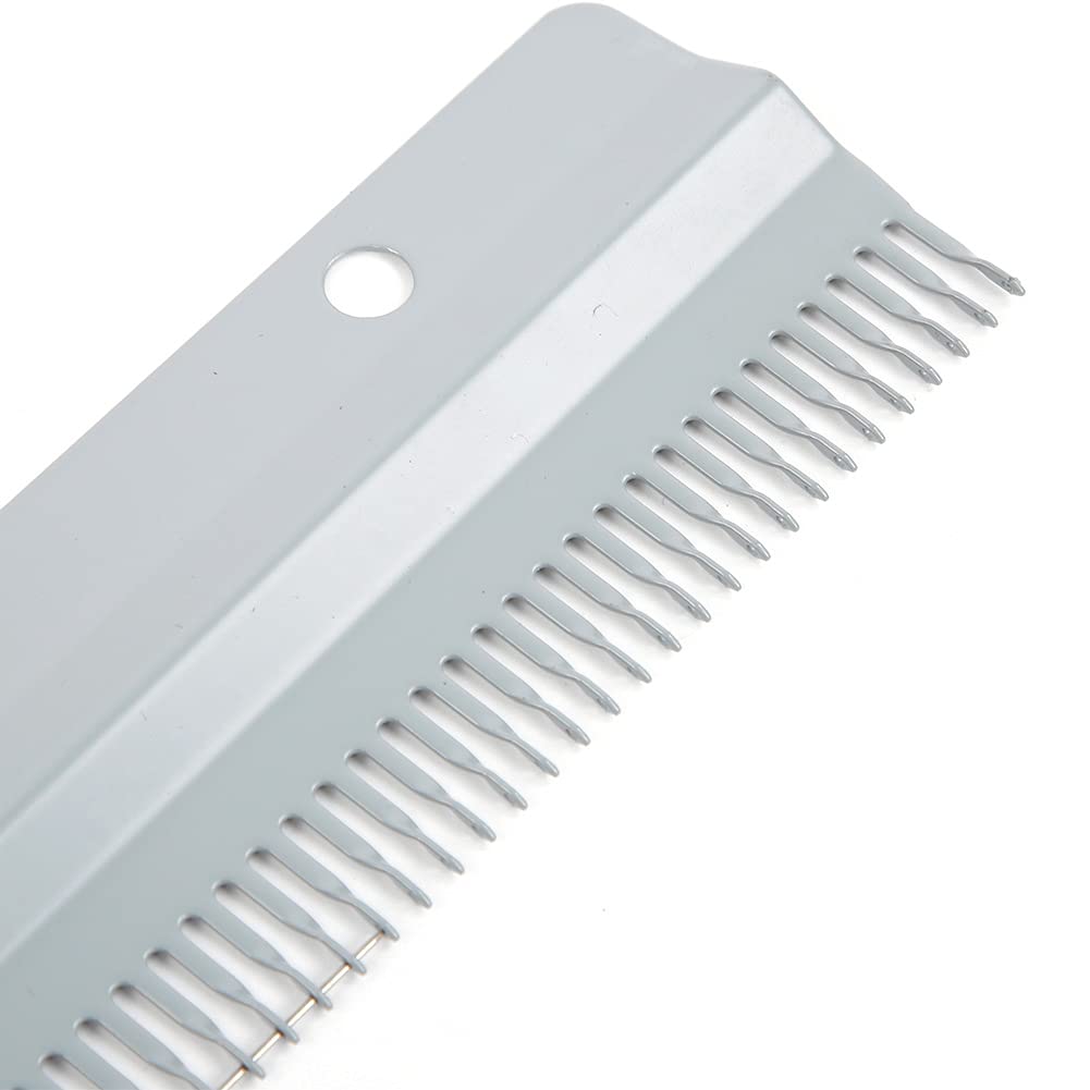 BRRNOO Sewing Supplies, Knitting Machine Accessories Knitting Machine Cast On Comb Cast On Comb On On Metal Accessories Sewing Tools And for Silver Reed (short needle 45cm/17.7in)