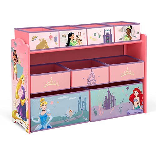 Disney Princess Deluxe 9 Bin Design and Store Toy Organizer by Delta Children Greenguard Gold Certified