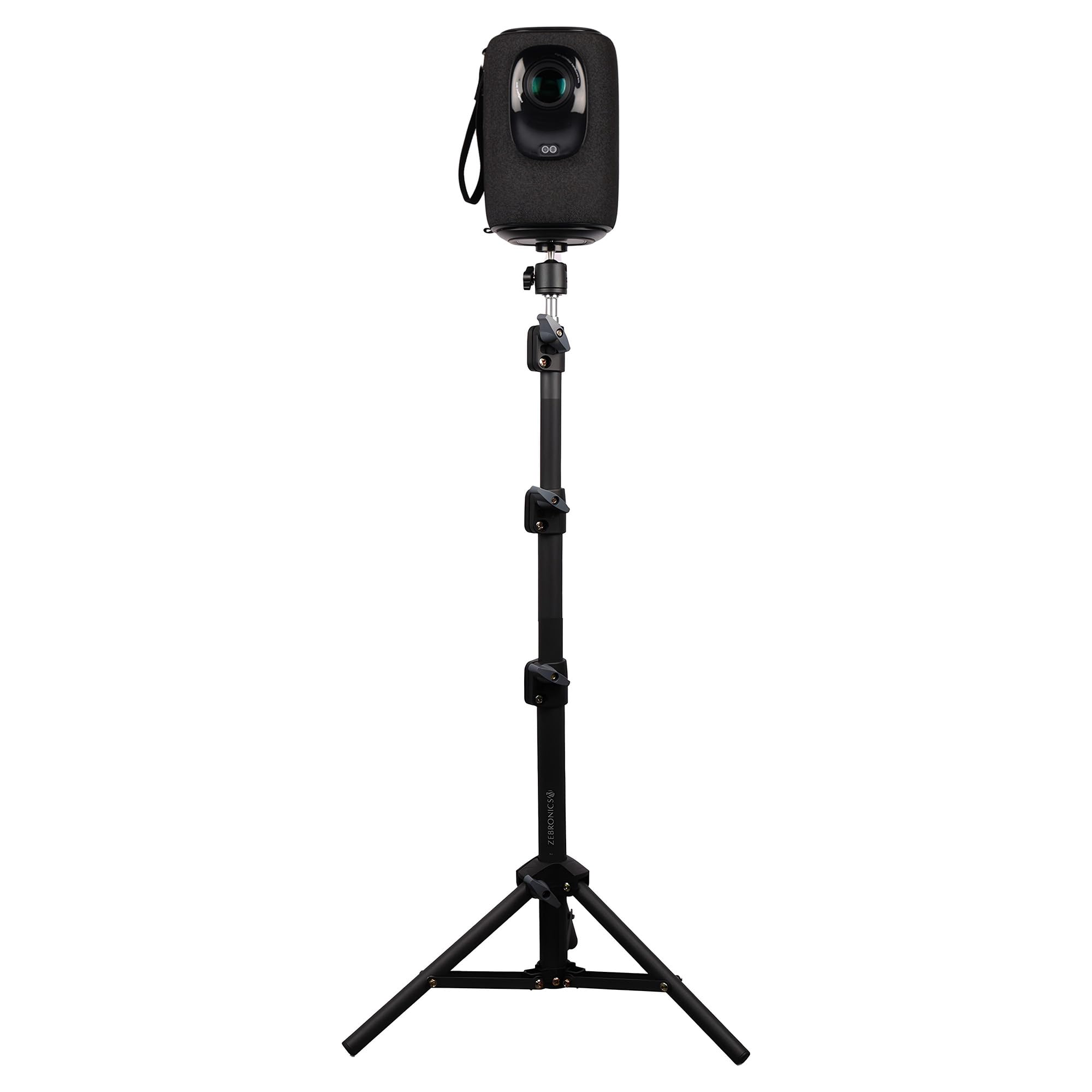 ZEBRONICS PSH01, Projector Tripod Stand, 360° Rotatable, Foldable and Portable Design, Metal Body, 4 Level Height Adjustment, Supports Upto 5kg, Easy to Setup, with 6.35 mm Mounting Screw-image-47