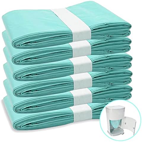 6 Pack Adult Diaper Disposal Liners Refills Compatible with Janibell Akord 280 Slim Adult Diaper Disposal System(NOT Compatible with Akord 330 pails)
