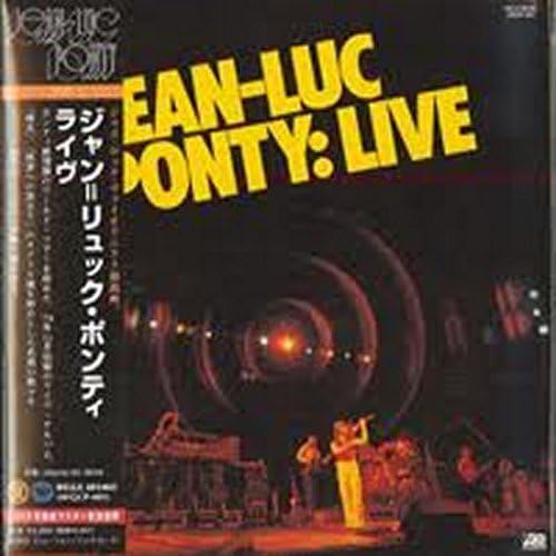 JEAN-LUC PONTY - Live - Disque CD