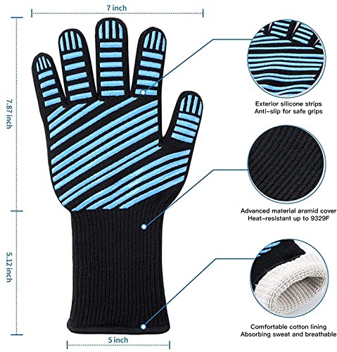 Guanti da Barbecue CookPro, Guanti Cucina da Forno...