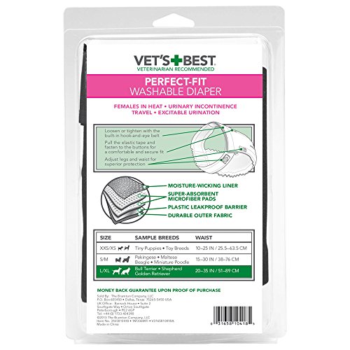 Image of Vet's Best Perfect Fit Washable Female Dog Diaper, 1 count