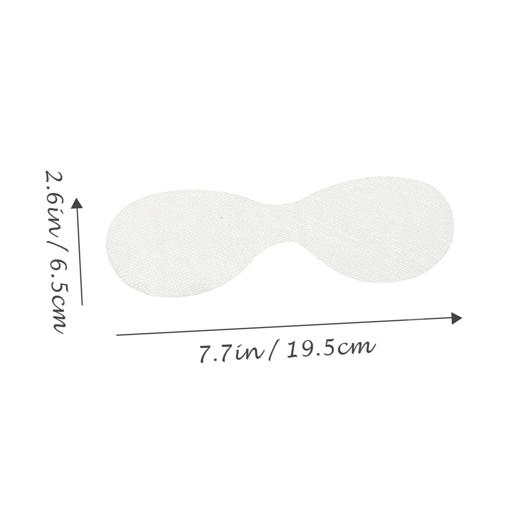 Happyyami Mascarilla para Ojos Desechable de Tela Clara para Cuidado Facial en Salón de Belleza, 600 Piezas, Hidratante Fácil Aplicación para Ocular