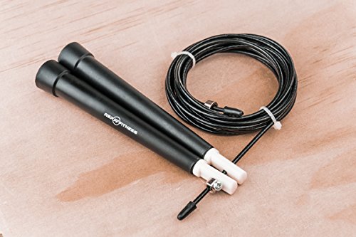 Cuerda de saltar de velocidad ajustable para double-unders y acondicionamiento 2