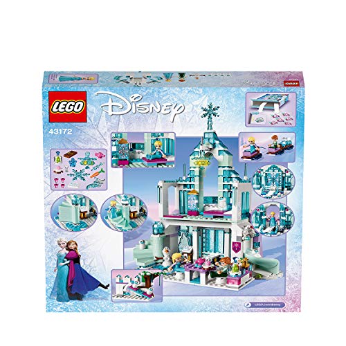 LEGO 43172 Disney Princess Elsas magischer Eispalast Set mit Prinzessin ELSA und Anna Minipuppen und Frozen Spielplatz… – Bild 7