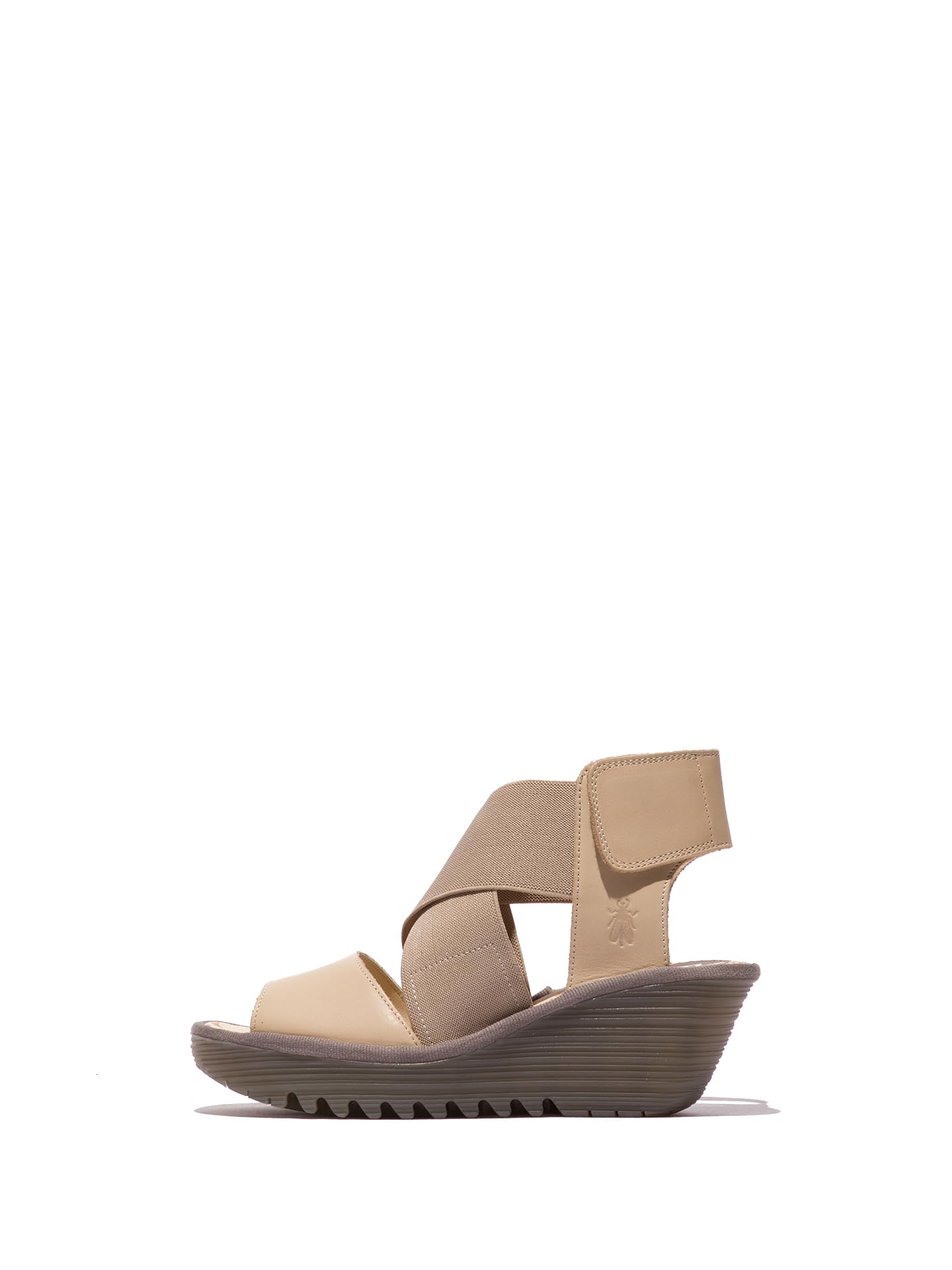 Fly London Women's YUBA385FLY Sandal, Taupe, 5 UK