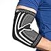 Elbow Brace Compression Sleeve - Instant Support, Protection & Pain Relief for Tendonitis, Tennis Elbow, Golfers Elbow, Arthritis, Bursitis, Lifting & All Sports. Ideal for Injury Rehab (Medium)