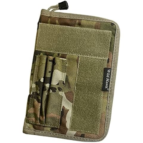 Almost SGT Cordura Multicam OCP US Army Green Leader Book Cover, Tactical Notebook Cover, 5.5''x8'' Cover
