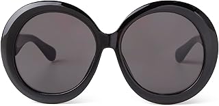 ADE WU Oversized Round Sunglasses for Women Vintage 60s 70s Big Frame UV 400 Protection Sun Glasses XL