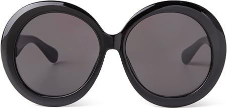 ADE WU Oversized Round Sunglasses for Women Vintage 60s 70s Big Frame Shades UV 400 Protection Sun Glasses XL
