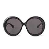 ADE WU Oversized Round Sunglasses for Women Vintage 60s 70s Big Frame UV 400 Protection Sun Glasses XL