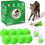 Wagg Cat Deterrent Outdoor, 10 Pack Natural Cat Deterrent Ball Outdoor Indoor Keep Cats Out of Yard Lawn Garden Prevent Scratch and Chew
