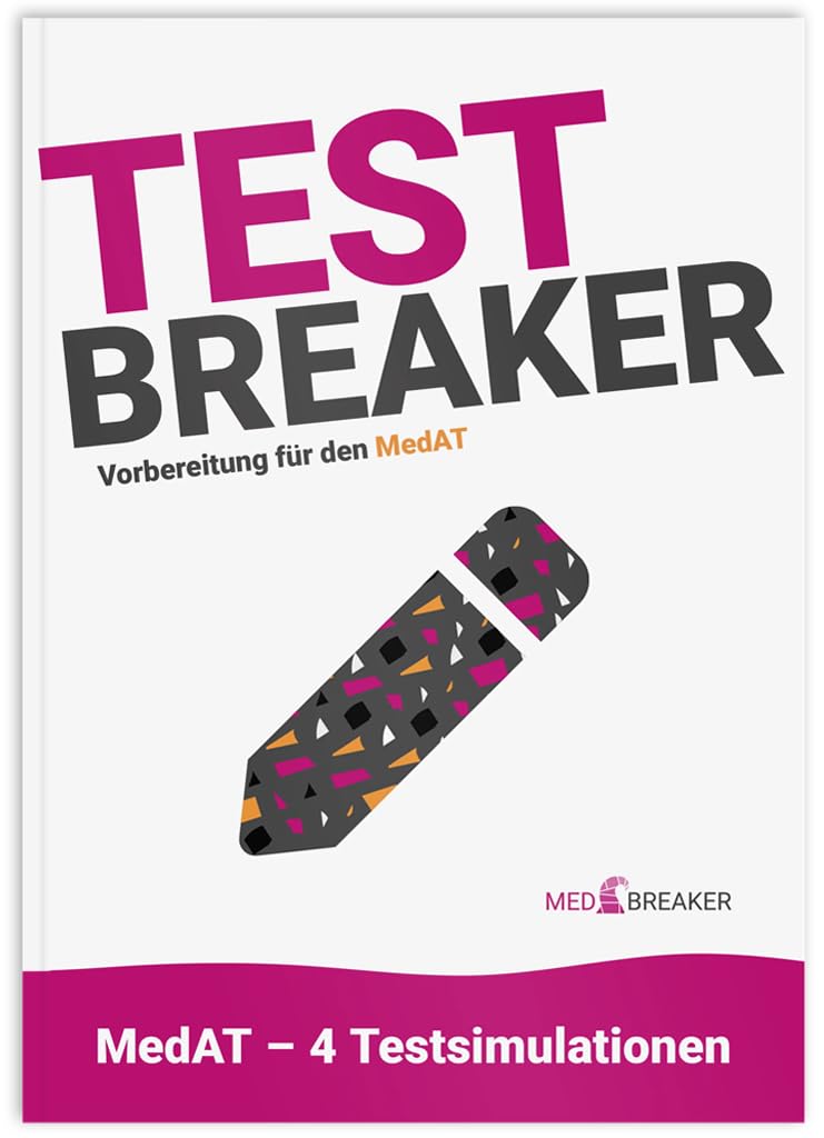 MedAT-Basispaket 5 Bücher, OHNE E-Learning: MEDBREAKER, Vorbereitung Medizin-Aufnahmetest, MedAT-H / -Z, Medizinstudium Österreich, Medizin studieren