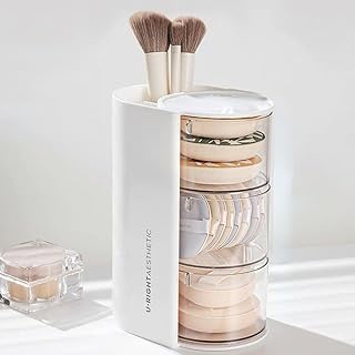 Organizador de maquillaje, caja de almacenami...