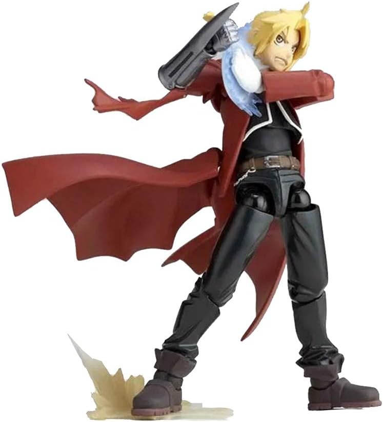 Fullmetal Alchemist Figures Edward Elric Action Figure Anime Figma Joints Can Be Active About 15 CM