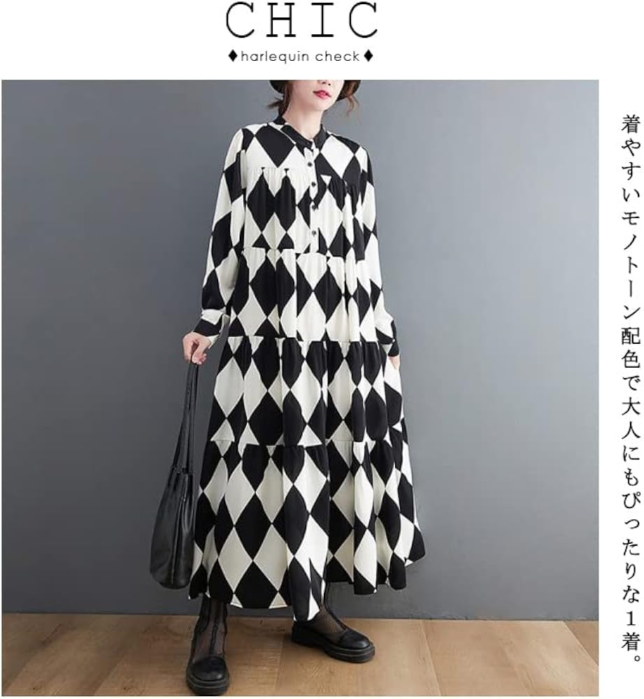 Amazon.co.jp: 大きいサイズ レディース シャツワンピース