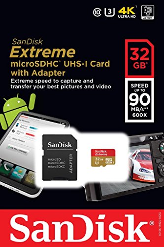 Preisvergleich Produktbild SDSQXNE-032G-GN6MA SanDisk Extreme memory card microSDHC 32GB 90MB / s