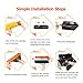 JC Toner Compatible for 304A CC530A CC531A CC532A CC533A Toner Cartridges for use with Color LaserJet CP2025 CP2025dn;imageCLASS MF726Cdw LBP7660Cdn MF8350Cdn (Black Cyan Yellow Magenta)