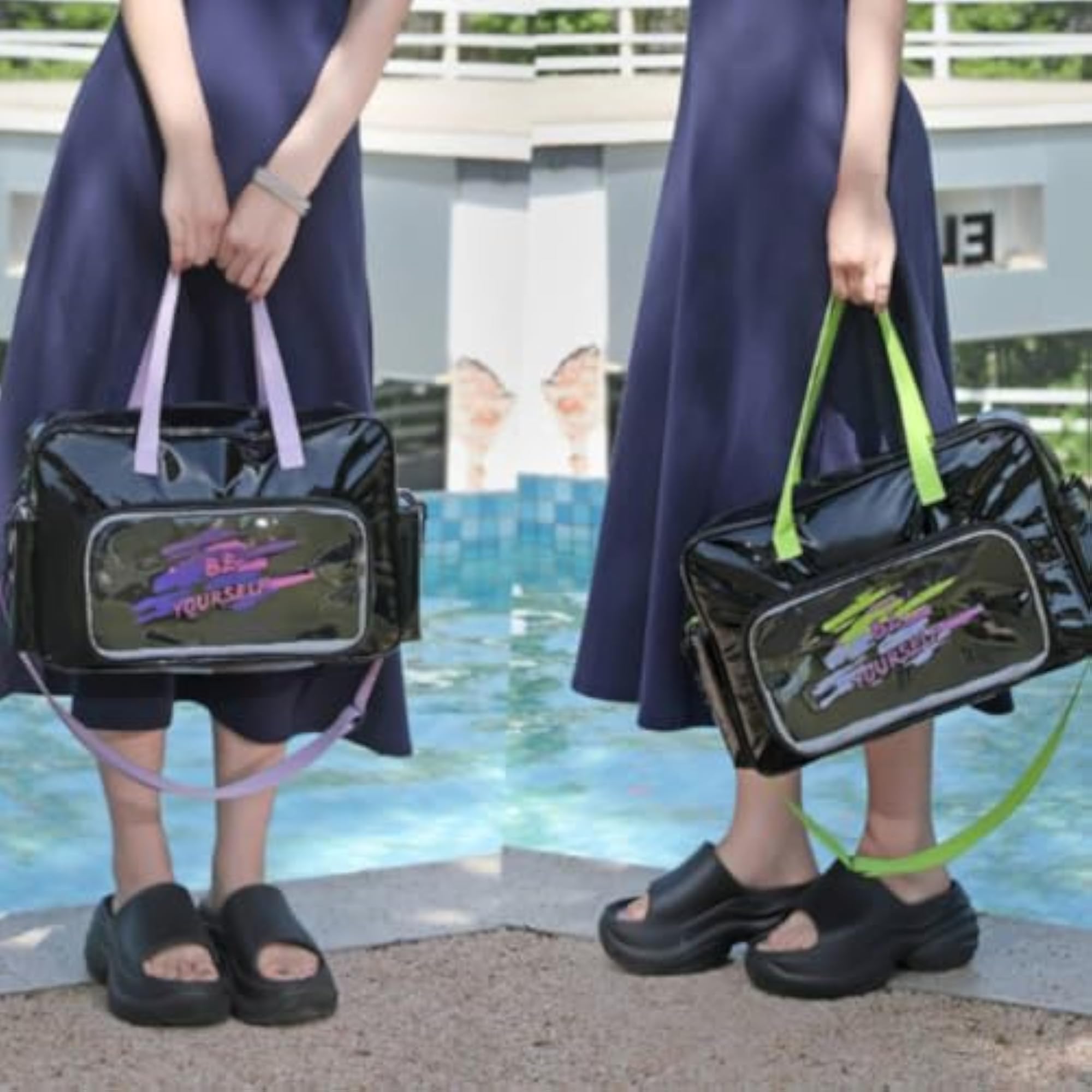 Multi-Compartment Dry Wet Separation Bag for Swimmers, Travel