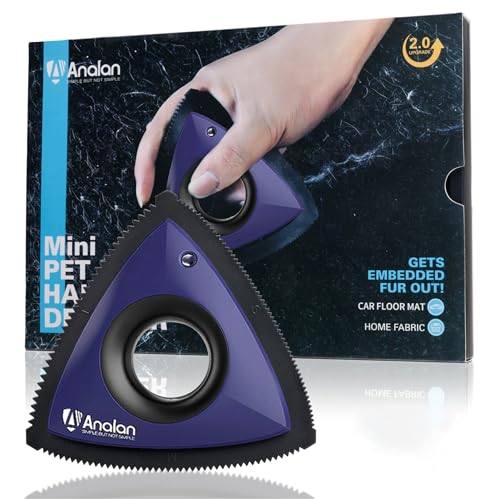 Image of Analan Mini Pet Hair Remover for Car Detailing Dog Hair Tool(Blue Violet)