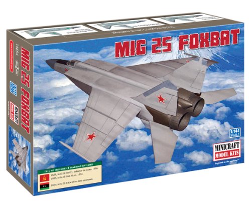 Mig-25 Foxbat Minicraft réplique 1:144 détails gravés MCR14654