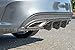 Replacement for 2015-2018 Mercedes Benz W205 C-Class AMG Sport Style Carbon Fiber Rear Bumper Lower Diffuser