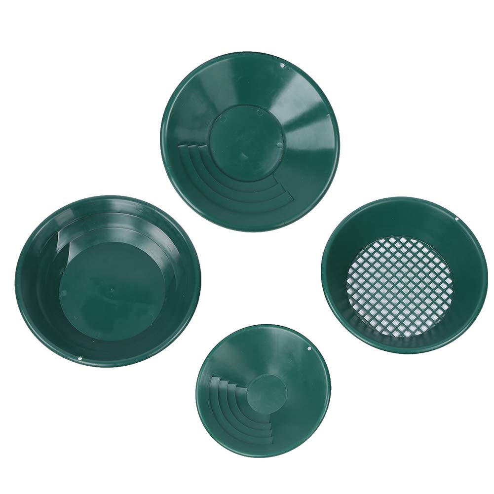 Kadimendium Kit de Lavado de Oro, 4 Uds., para Dragado Minero, Prospección, Lavado y Tamizado