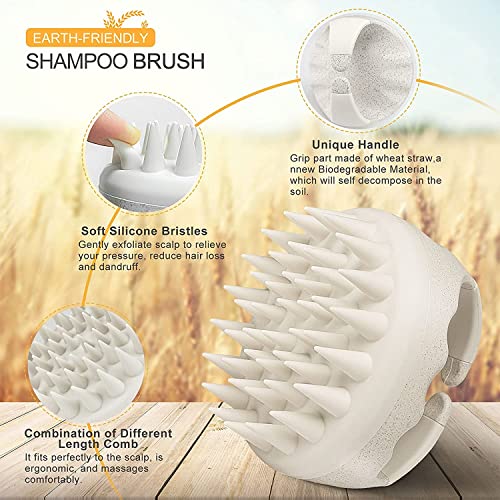 AIMIKE 2 pennelli per massaggiare il cuoio