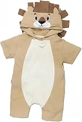 Macacão Temático Bichinhos da Floresta com Bordado – Curto e Fresquinho | 100% Algodão | Para Bebês de 12 a 24 Meses – Era Uma Vez