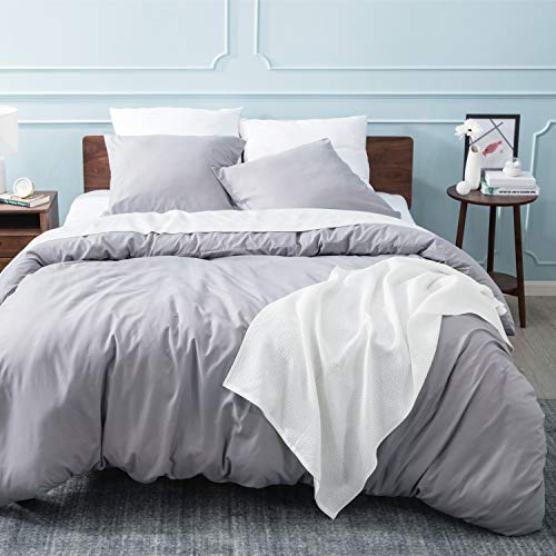 BEDSURE beddengoed, 135 x 200 cm, 2-delig dekbedovertrek - beddengoedset 135 x 200 cm met 80 x 80 cm kussensloop… - Image 3