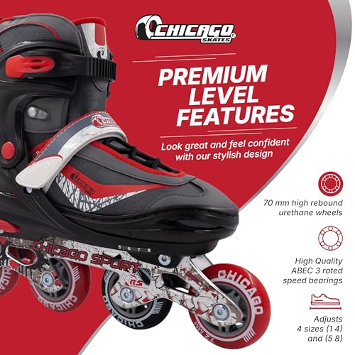 Chicago Skates Adjustable Inline Skates