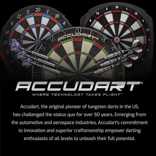 Accudart Envy Bristle Dartboard with Pro-Glide Number Ring and ROTA-X Alignment System