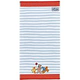 Weiches Handtuch mit Stickerei und Aufnäher