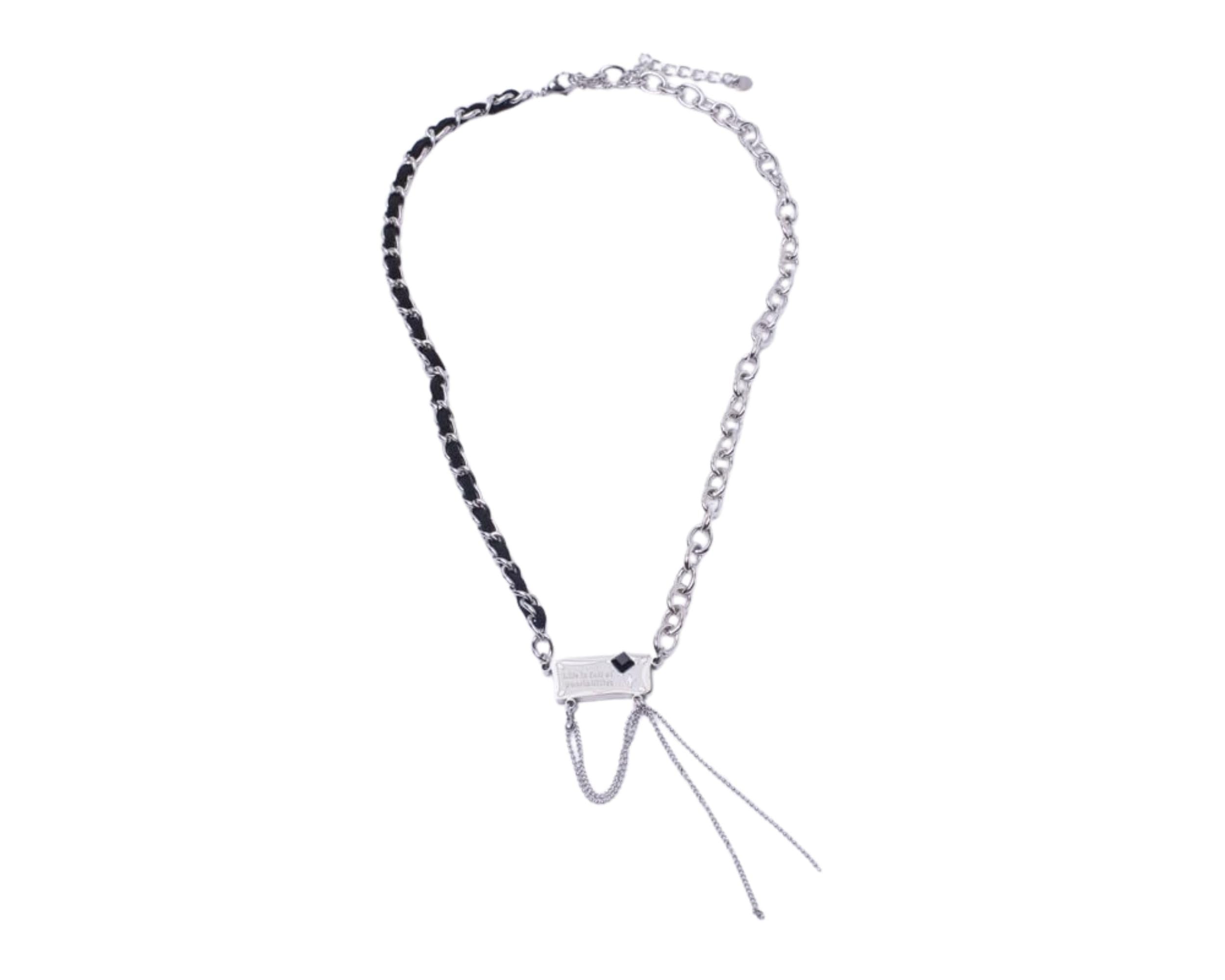 Salty Alpha Shadowplay Neck Chain for Men & Boys | Stainless Steel | Long Necklace | Pendant | Locket | Fancy & Stylish | Birthday Gift | Aesthetic Jewellery | Accessories for Everyday Wear (B0D2RQRBYH) Amazon Price History, Amazon Price Tracker