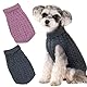 HTTDSLF 2 PCS Hundepullover, Hundepullover Haustier Pullove, Hundepullover Kleine Hunde, Kleine Hunde Rollkragen Strickpullover, für Welpen, Katzen (M, Rose/Grau)