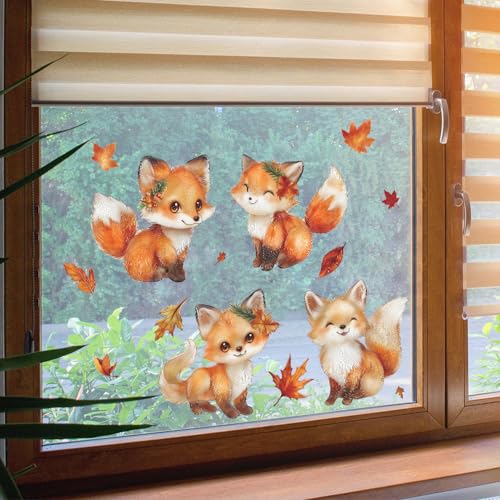 Vinilos decorativos Achang Woodland Autumn Fox miniatura 6